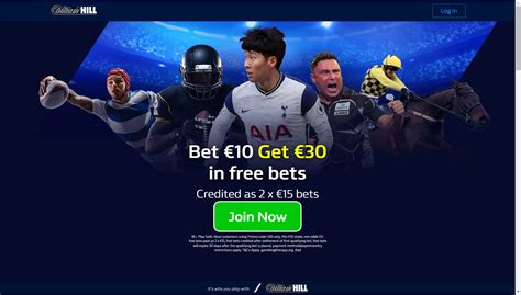 10 free bet william hill.